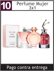 10_ KIT PERFUMES PARA MUJER 3X1